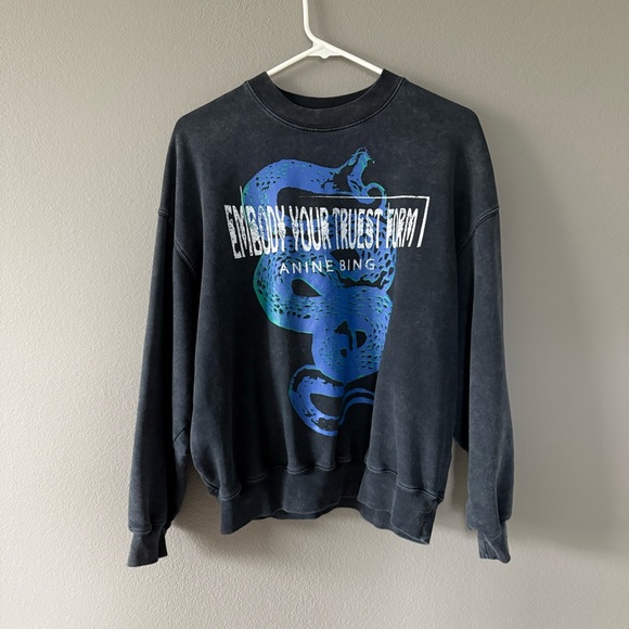 ANINE BING SWEATSHIRT - Picture 1 of 6